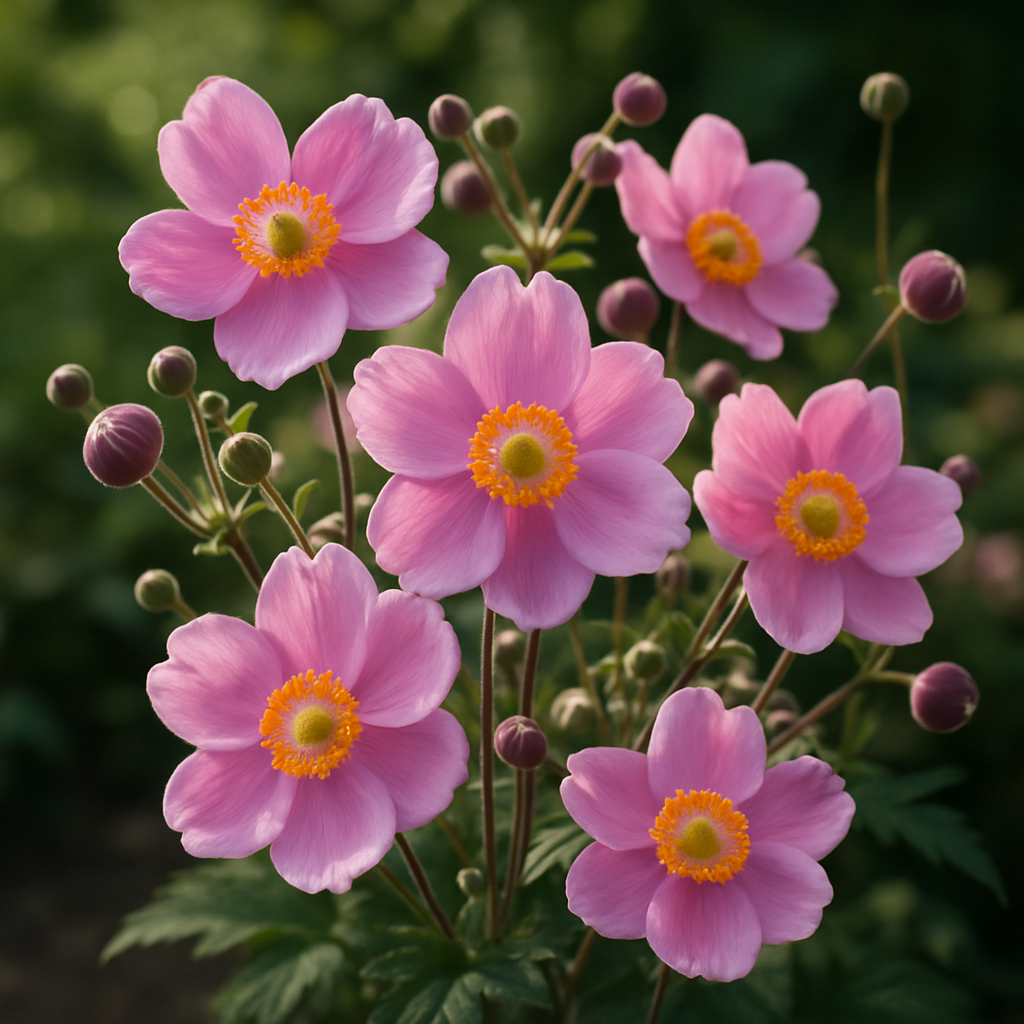 Anemona hupehensis roze
