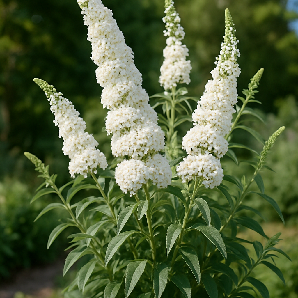 Budleja bela - Buddleia davidii White cloud