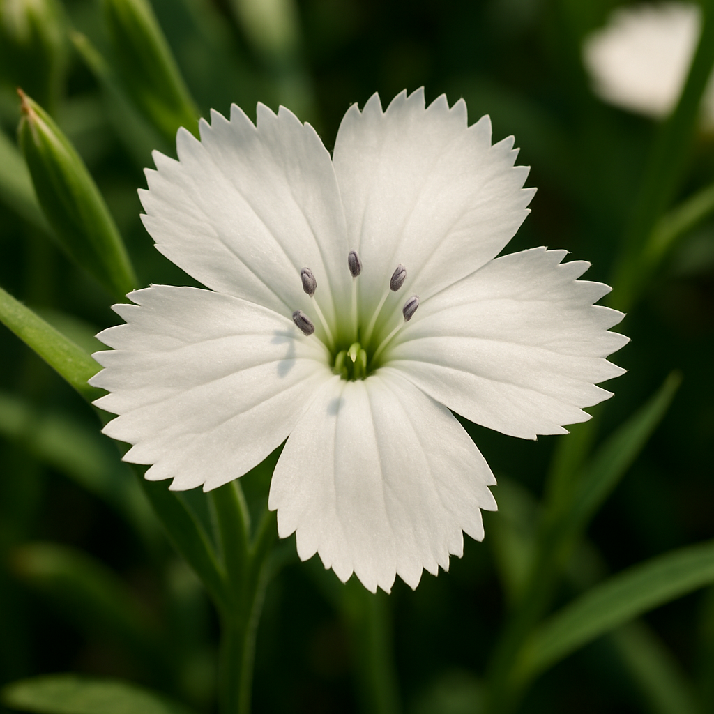 Dianthus deltoides “Albus”: savršen izbor za bašte u Srbiji – kompletan vodič 2 Dianthus deltoides “Albus” detalj