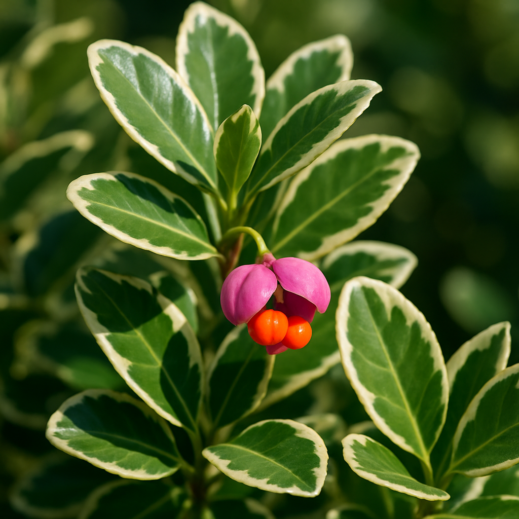 Evonimus Kathy - Euonymus japonicus Kathy: Vodič za uzgoj, održavanje i kupovinu u Srbiji 2 Evonimus Kathy - Euonymus japonicus Kathy detalj