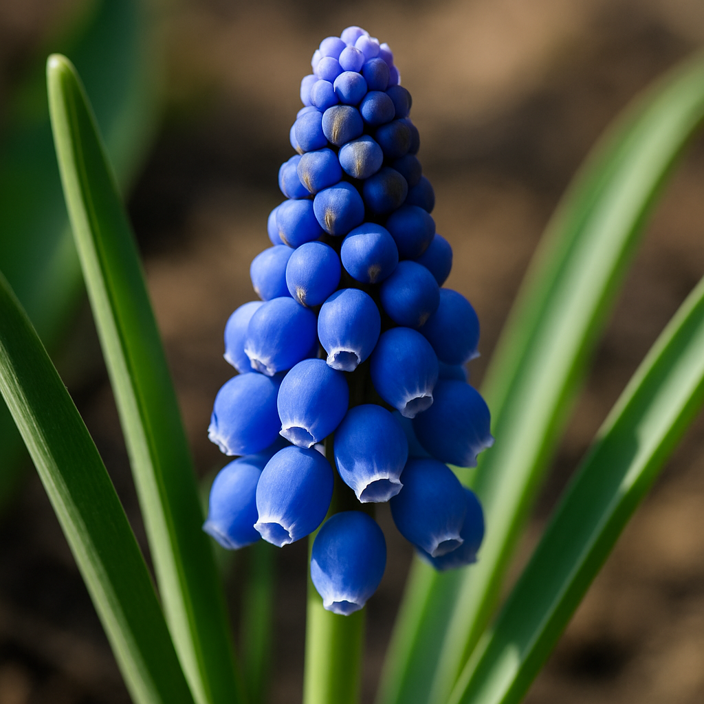 Muscari armeniacum: najlepši prolećni cvet za vašu baštu u Srbiji 2 Muscari armeniacum detalj