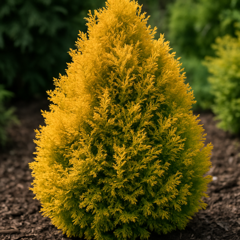 Zlatna patuljasta tuja - Thuja occidentalis Rheingold