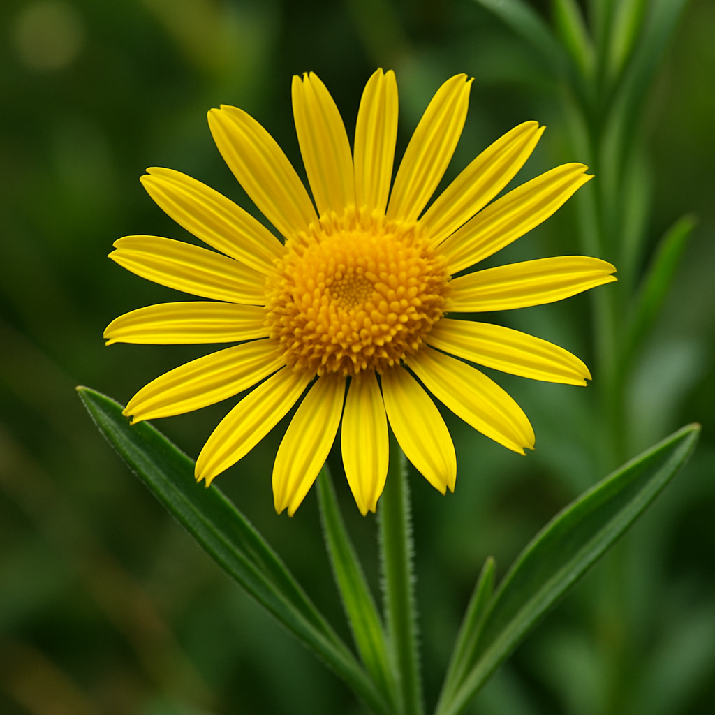 Patuljasti oman - Inula ensifolia detalj