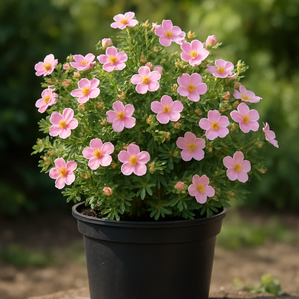 Potentila roze - Potentilla fruticosa Pink beauty