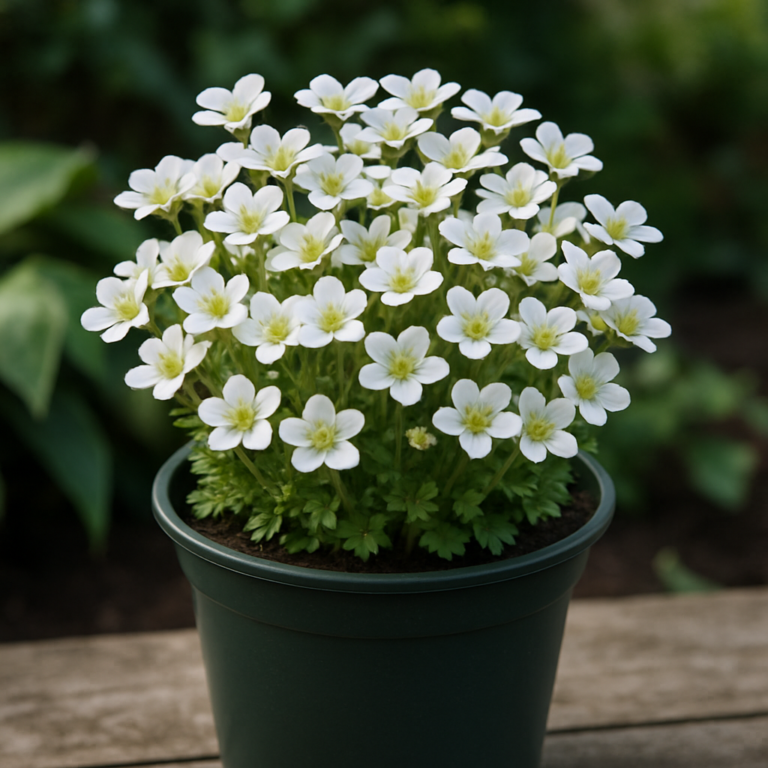 Saxifraga Pixie white